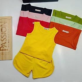 Bộ ba lỗ đùi cho bé gái và bé trai MQkids ️ SIÊU ĐẸP ️ sét balo quần đùi cho bé 8_20kg chất cotton 4 chiều
