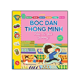 Sách Bóc Dán Thông Minh - Công viên khủng long Jura/Giao thông sôi động /Động vật đáng yêu/Rau, củ, quả YUMMY ! - Viên Minh