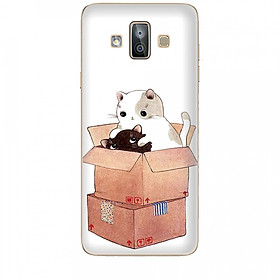 Ốp lưng dành cho điện thoại  SAMSUNG GALAXY J7 DOU Mèo Con Dễ Thương