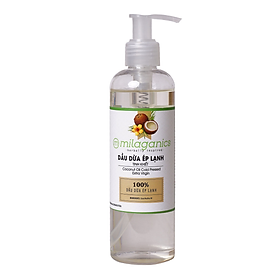 Dầu Dừa Ép Lạnh Tinh Khiết Milaganics 250ml