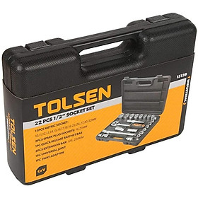 Mua BỘ TÍP 22 CHI TIẾT 1/2 INCH TOLSEN 15139 - HÀNG CHÍNH HÃNG