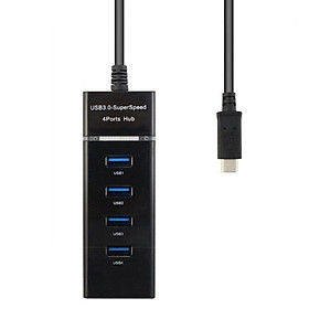 Hub Chia 4 Cổng USB 3.0 Tích hợp bảo vệ quá dòng để bảo vệ cả thiết bị được kết nối và chính Hub khỏi sự đột biến điện không lường trước - Giao Ngẫu Nhiên