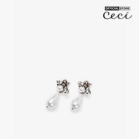 CECI - Khuyên tai nữ xỏ lỗ phối dáng thả CC1-09000131