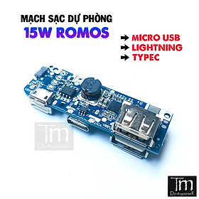 Mua Mạch Sạc Dự Phòng 15W Mới  Đủ Dòng Áp