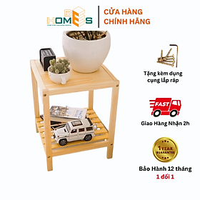 Mua Kệ tab gỗ đầu giường 2 tầng Behomes mặt ván