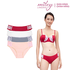 Combo 4 Quần Lót Nữ Phối Ren Miley Lingerie Active FMM0205-0405-1105-1205