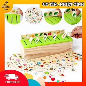 Bộ Thả Hình Theo Chủ Đề Cho Bé || Montessori cao cấp || Đồ chơi Gỗ - Giáo dục - An toàn - Thông minh