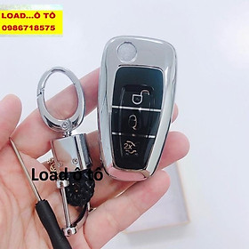 Bao Da Chìa Khóa Ford Ranger, Everest, Ecosport, Focus Mạ Inox Cao cấp