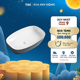 Mua Lavabo đặt bàn TUSLO Pro PALL014  lòng chậu sâu  chất liệu sứ Ceramic cao cấp  công nghệ men Nano kháng khuẩn đến 89% - Hàng chính hãng