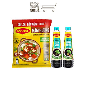 Mua 1 Tặng 1 - Bộ 3 thố thủy tinh Maggi COMBO MAGGI THANH DỊU 2 chai Nước