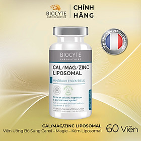 B20 Viên Uống Bổ Sung Canxi – Magie – Kẽm Liposomal Biocyte 60 viên