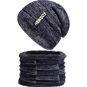 Combo Mũ len nam và khăn quàng cổ