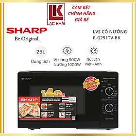 Mua Lò vi sóng có nướng Sharp R-G251TV-BK 25 lít - Hàng chính hãng - Bảo hành 12 tháng