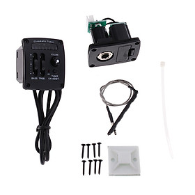 Đàn Ukulele Piezo Pickup + 2 Ban Nhạc EQ Cân Bằng + Tặng Bộ Chỉnh cho Đàn Ukulele Uke Đàn Guitar