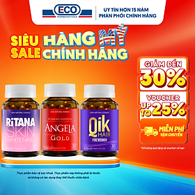Combo Sức Khỏe Toàn Diện Nữ Ecogreen Hỗ Trợ Sinh Lý, Đẹp Da Và Tóc Chắc Khỏe (Dùng 1 Tháng)