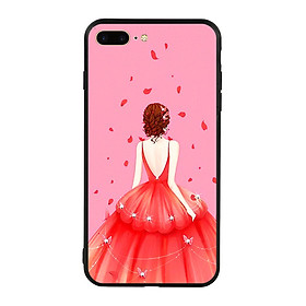 Ốp lưng viền TPU cho điện thoại Iphone 7 Plus/8 Plus - Girl 07