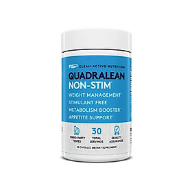 QuadraLean Stimulant-Free Weight – Đốt Mỡ Tăng Tốc Độ Trao Đổi Chất và Không chất kích thích (90 viên)