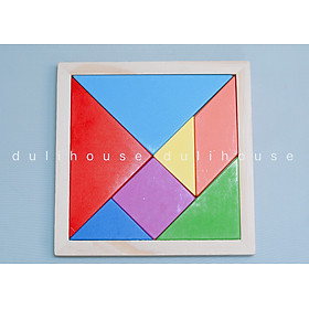 Đồ chơi gỗ Tangram 7 mảnh cho bé