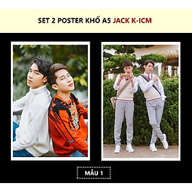 SET 2 POSTER A5 JACK K-ICM ( ảnh full hd chất lượng cao)