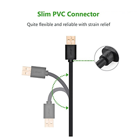 Mua Cáp Mini USB 2.0 Cao Cấp 0.5m  1m  2m US132 Mạ Vàng | Tốc độ Truyền Dữ Liệu Lên đến 480 Mbps