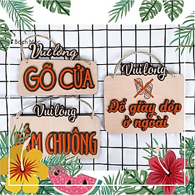 Mua Bảng gỗ trang trí  Vui lòng