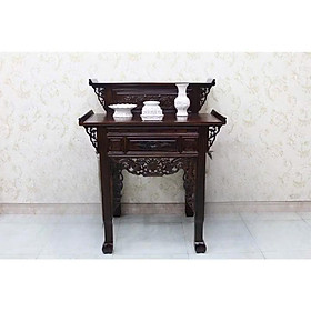 Mua Bàn cúng gỗ   bàn gia tiên  Bàn thờ gia tiên 2 tầng gỗ muồng   Bàn Thờ Phật