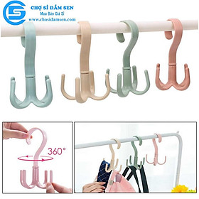 Mua Móc treo túi xách  giỏ  móc phơi khăn  nón  giày dép 4 chấu xoay 360 độ  đa năng tiện lợi