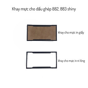 Khay mực,tampon cho dấu ghép S 882, S 883 shiny.