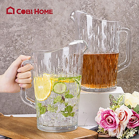 bình đựng nước, ca nước bằng nhựa cao cấp màu trắng trong không nắp 376441/376442/376443. NHẬP KHẨU VÀ PHÂN PHỐI CHÍNH HÃNG COBI HOME