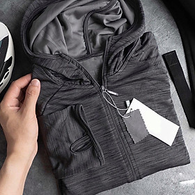 Áo Khoác Đi Nắng, Chống Nắng Có Mũ Cho Nam CN11-Cotton Thoát Mồ Hôi