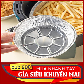Mua Đĩa Giấy Bạc 18cm  22cm - 10 cái  Lót Nồi Chiên Không Dầu   Có Thể Tái Sử Dụng Nhiều Lần