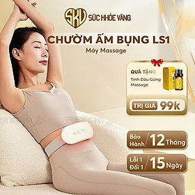 Máy Massage Làm Ấm Bụng Tiện Lợi Giảm Đau Cho Chị Em Đến Kì, Chườm Ấm Giảm Đau Bụng Kinh Điều Chỉnh Nhiệt Độ Phù Hợp
