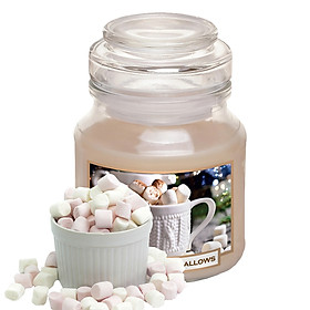 Mua Hũ nến thơm tinh dầu Bartek Christmas Marshmallows 130g QT06652 - kẹo dẻo vani