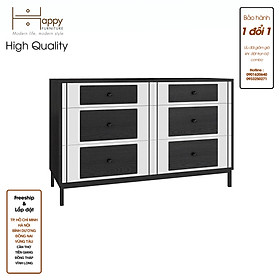 Mua  Happy Home Furniture  TAKO  Tủ lưu trữ 6 ngăn kéo - chân sắt   120cm x 45cm x 75cm ( DxRxC)  THK_133