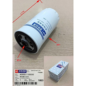Lọc nhiên liệu  xe tải chenglong, dongfeng 11 tấn, TMT 13 tấn, A3000-1105030-937/ CX0712B . Hàng Yuchai