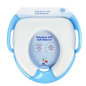 Bệ ngồi toilet cho bé - Bệ đi vệ sinh có tay vịn dành cho bé từ 1 tuổi đến 4 tuổi (xanh)