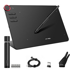 Mua Bảng Vẽ Điện Tử XP-PEN DECO 03 Wireless 10X6 inch Lực Nhấn 8192 Nút Xoay Dial Bề Mặt Chống Xước (Kèm Găng Tay Họa Sĩ) - Hàng Chính Hãng