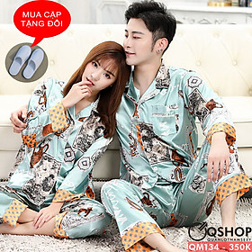 Bộ đồ đôi pijama cao cấp QSHOP QM134