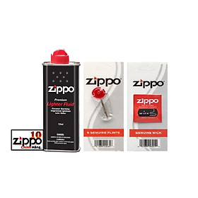 Combo 3 sản phẩm Xăng Đá Bấc Zippo Chính hãng 100%