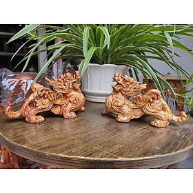 Mua Cặp tỳ hưu bằng gỗ huyết long kt 20×11×8cm