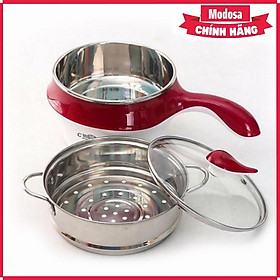 Mua Nồi Lẩu Điện Mini Modosa Đa Năng 2 Tầng Kèm Giá Hấp Có Tay Cầm Tiện Lợi - Hàng Chính Hãng