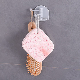 Mua Móc dán tường treo đồ đa năng 3 nhánh siêu dính chắc chắn xoay 180 độ tiện dụng - móc treo chìa khóa  vật dụng  quần áo tiện lợi