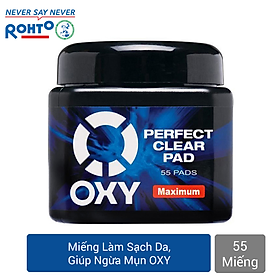 Miếng làm sạch da mặt ngăn ngừa mụn, tẩy tế bào chết Oxy Perfect Clear Pad 55 miếng