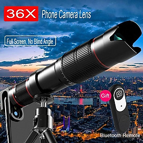 Universal 36x Zoom Mobile Phone Telescope Lens Telephoto External Smartphone Camera Lens