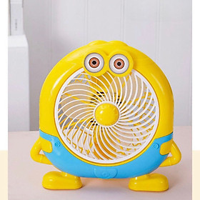 Mua Quạt cắm điện để bàn mini hình hoạt hình 2 chế độ gió siêu mát tiết kiệm điện - Hàng chính hãng