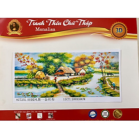 Mua Tranh thêu kín phong cảnh 8Z725L  kích thước 100*50 cm