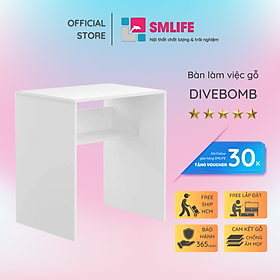 Mua Bàn máy tính gỗ công nghiệp thiết kế hiện đại SMLIFE Divebomb