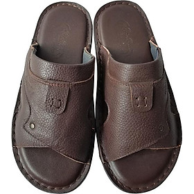 Dép Nam May Đế BIGGBEN Da Bò Thật Cao Cấp DN154