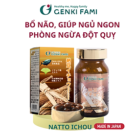 Viên Uống Phòng Ngừa Đột Quỵ, Bổ Não Nattokinase 3000FU Natto Ichou Genki Fami Nhật Bản