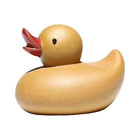 Small Duck Figurine Animal Sculpture Desk Cars Garden Miniature Duck Statue